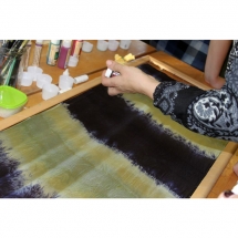 batika, šilkas, tapyba ant šilko, šilko dekoravimas, batikos kursai, batikos pamokos. šilko tapyba