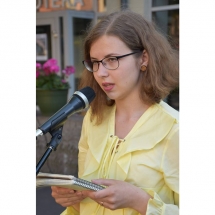 Žurnalistė, poetė, Eligija Barkutė, poezija, vidurvasario, poezijos, skaitymai, Klaipėdoje, Klaipėda